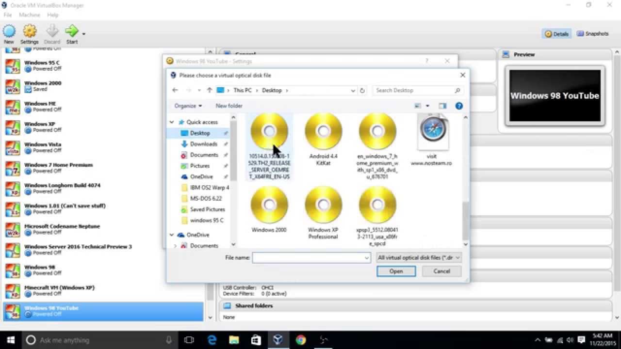 virtualbox additions windows 98 download iso